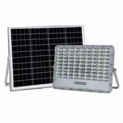 FARO LED PANNELLO SOLARE 500W LUCE FREDDA TELECOMANDO INDICATORE CARICA TK08-500W