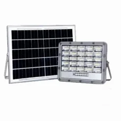 FARO LED PANNELLO SOLARE 100W LUCE FREDDA TELECOMANDO INDICATORE CARICA TK08-100W