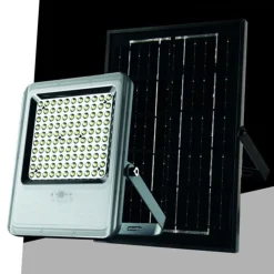 FARO LED PROIETTORE DA ESTERNO 180W CON PANNELO SOLARE LUCE FREDDA 7000K SL-801-200-7000K