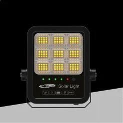 FARO LED PROIETTORE 100W IP65 CCT 3IN1 CON PANNELLO SOLARE TELECOMANDO RY-100W-3C