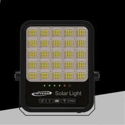 FARO LED PROIETTORE 300W IP65 CCT 3IN1 CON PANNELLO SOLARE TELECOMANDO RY-300W-3C
