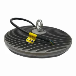 FARO LED SLIM INDUSTRIALE 100W UFO LAMPADA RIFLETTORE IP65 LUCE FREDDA HE02-100W