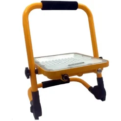 FARO LED SLIM SMD 50W RICARICABILE PORTATILE STAFFA DA ESTERNO LUCE 6500K MG-50