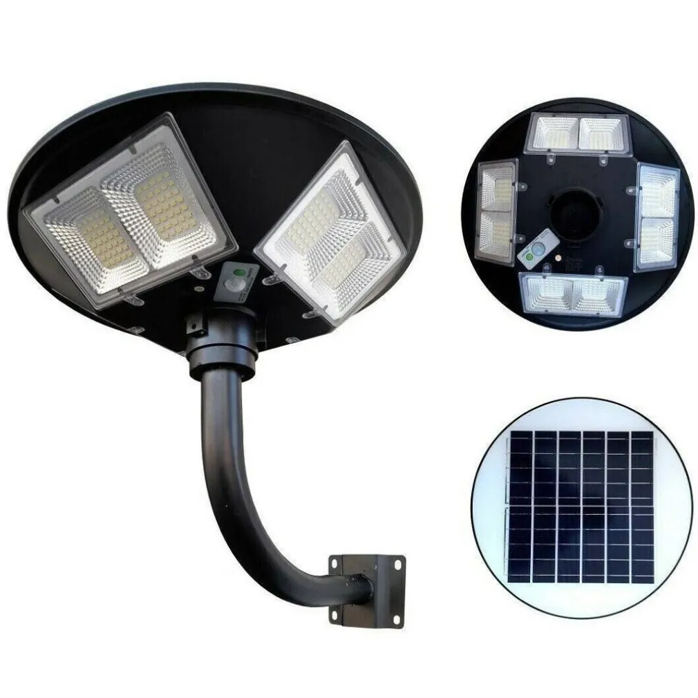 FARO LED SOLARE LAMPIONE CON SENSORE DI MOVIMENTO 200 WATT + PALO TY-200