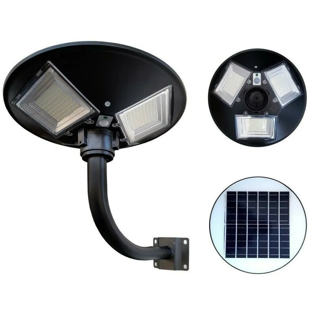 FARO LED SOLARE LAMPIONE CON SENSORE DI MOVIMENTO 150 WATT + PALO TY-150