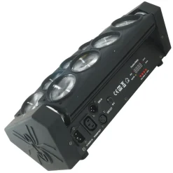 FARO LED STROBO RGBW DOPPIA COLONNA ROTANTE CREE BEAM LIGHT DISCOTECA DMX512