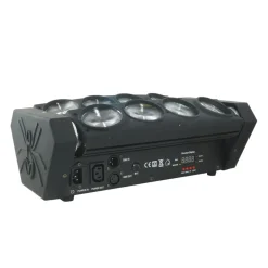 FARO LED STROBO RGBW DOPPIA COLONNA ROTANTE CREE BEAM LIGHT DISCOTECA DMX512