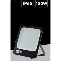 FARO LED ULTRA SLIM 150W ESTERNO IP65 ORIENTABILE LUCE 4000K 6500K 3000K JR-150W