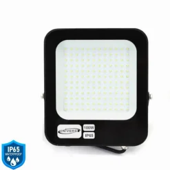 FARO LED ULTRA SLIM 100W ESTERNO IP65 ORIENTABILE LUCE 6500K 3000K 4000K JR-100W