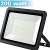 FARO LED 200W LUCE ALTA LUMINOSITA FARETTO PROIETTORE ESTERNO SLIM BIANCO FREDDO