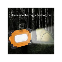 FARO LUCE A LED SPOTLIGHT RICARICABILE CON PANNELLO SOLARE PORTATILE 30W 1500LMN