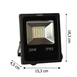 FARO PROFESSIONALE A LED 5730 PER ESTERNO IP65 WISDOM 20W 1700 LUMEN 120 GRADI