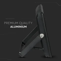 FARO PROIETTORE A LED SMD DA 50W COLORE NERO LUCE CALDA 3000K PER ESTERNO IP65