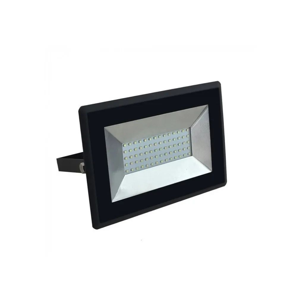 FARO PROIETTORE A LED SMD DA 50W COLORE NERO LUCE CALDA 3000K PER ESTERNO IP65
