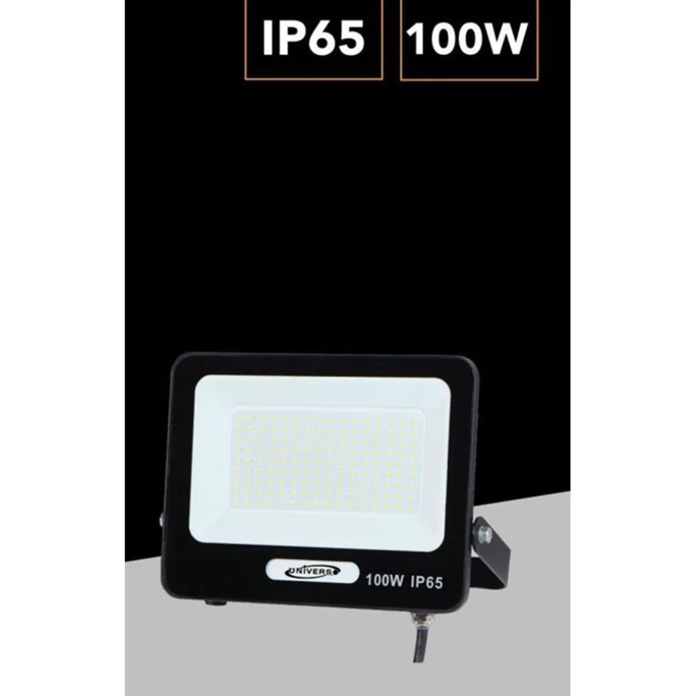 FARO PROIETTORE SMD LED FLOODLIGHT 100W SLIM IP65 NERO LUCE 3000K 4000K 6500K EK05-100W-N