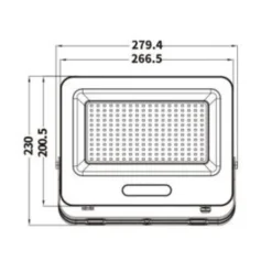 FARO PROIETTORE SMD LED FLOODLIGHT 150 W SLIM IP65 LUCE 3000K 4000K 6500K EK05-150W