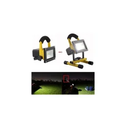 FARO RICARICABILE FARETTO IMPERMEABILE LED LUCE BIANCA EMERGENZA PORTATILE