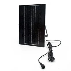 FARO SOLARE LED 120 W IP65 SENSORE CREPUSCOLARE FARETTO DIMMERABILE TELECOMANDO