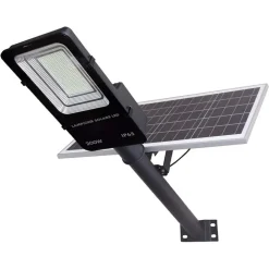 FARO STRADALE LAMPIONE SOLARE LED 200WATT CREPUSCOLARE DIMMERABILE IP65 S03-200W