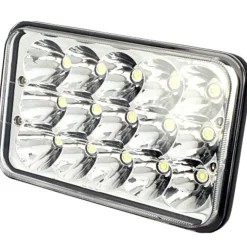 FARO SUPPLEMENTARE H4 AUTO FUORISTRADA 15 LED ABBAGLIANTE ANABBAGLIANTE IP67