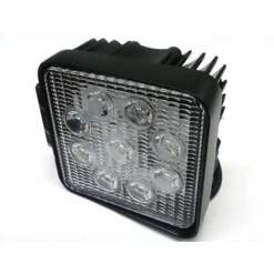 FARO SUPPLEMENTARE PROFONDITA AUTO FUORISTRADA 12V QUADRATO 9 LED 27W 6000K IP68
