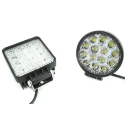 FARO SUPPLEMENTARE PROFONDITA AUTO TONDO QUADRATO LED 42W 6000K