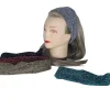 FASCIA CAPELLI ELASTICA 2 PEZZI FASCE GLITTER FRONTINO FERMACAPELLI TESSUTO