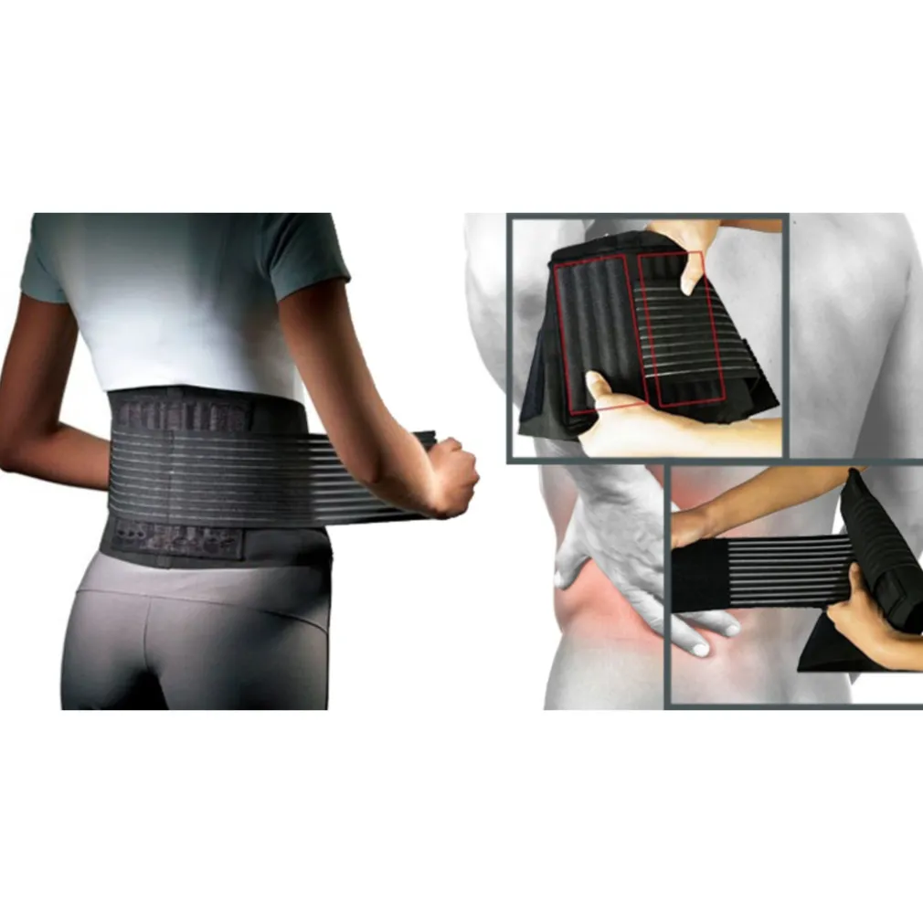 FASCIA CORSETTO LOMBARE ORTOPEDICO ELASTICO STECCHE LOMBALGIA SCIATALGIA