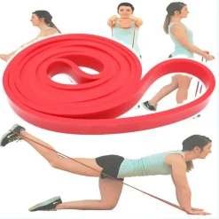 FASCIA ELASTICA AEROBICA FITNESS YOGA BANDA DI RESISTENZA STRETCHING ALLENAMENTO