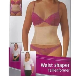 FASCIA GIROVITA ELASTICA SNELLENTE NYLON COLOR CARNE 3 MISURE M-L -XL LAVABILE