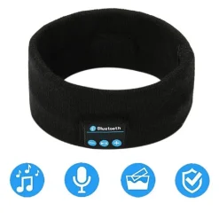 FASCIA SPORTIVO FOULARD MUSICALE HEADBAND AURICOLARE SLEEPPHONE BLUETOOTH Q-BM22