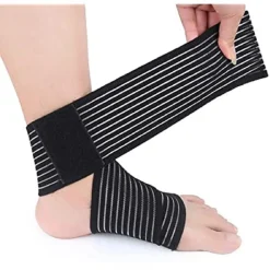 FASCIA SUPPORTO PER PIEDE CAVIGLIA CAVIGLIERA ELASTICA REGOLABILE CON STRAPPO