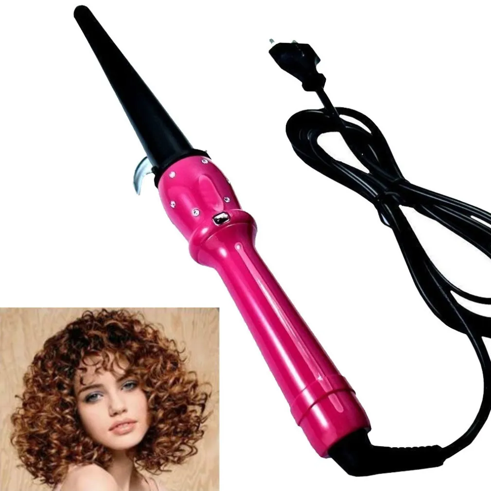 FERRO CONICO PIASTRA ARRICCIACAPELLI PROFESSIONALE PER CAPELLI RICCI ARRICCIA