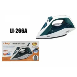 FERRO DA STIRO A VAPORE STEAM IRON 2000W 200ML LI-266A AUTOPULENTE IMPUGNATURA ERGONOMICA