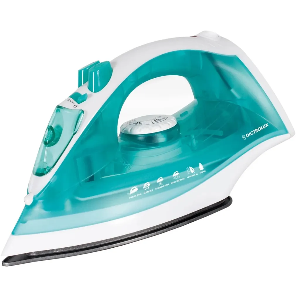 FERRO DA STIRO A VAPORE 2200W PIASTRA IN ACCIAIO STIRATURA VERTICALE SERBATOIO DA 190 ML