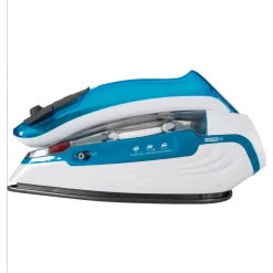 FERRO DA STIRO PIEGHEVOLE A VAPORE DA VIAGGIO PORTATILE 1100 STIRATURA VERTICALE