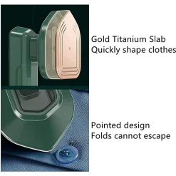 FERRO DA STIRO PROFESSIONALE A VAPORE PORTATILE PIEGHEVOLE STIRATURA CASA VIAGGI