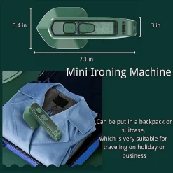 FERRO DA STIRO PROFESSIONALE A VAPORE PORTATILE PIEGHEVOLE STIRATURA CASA VIAGGI