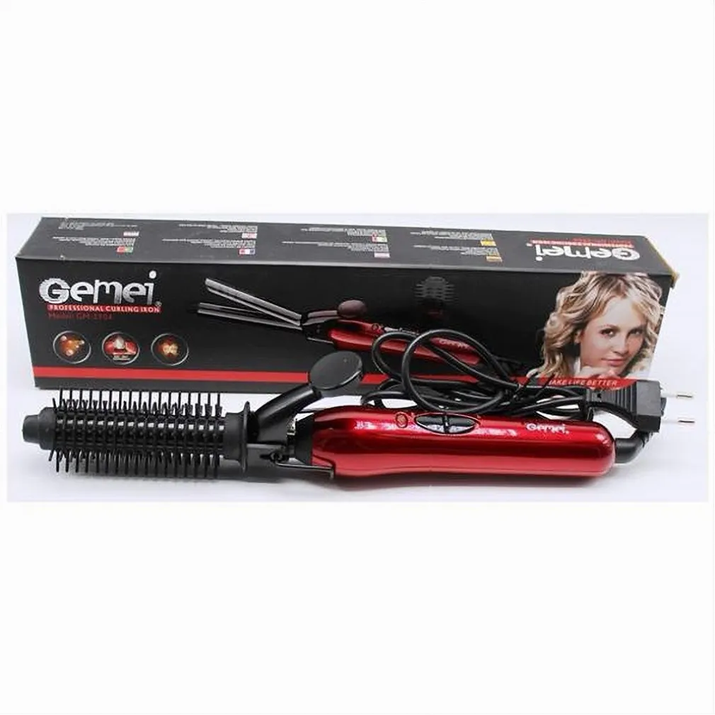 FERRO PIASTRA ARRICCIACAPELLI PROFESSIONALE 2IN1 RICCI MOSSI CON PETTINE GM-2906