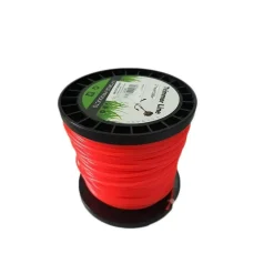 FILO PER DECESPUGLIATORE TONDO 2,4MM BOBINA 100MT TAGLIAERBA CAVO MATASSA ROSSO