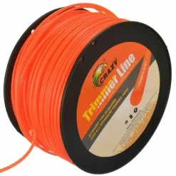 FILO PER DECESPUGLIATORE TONDO 4MM BOBINA 100MT TAGLIAERBA CAVO MATASSA ROSSO