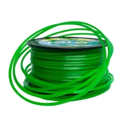 FILO PER DECESPUGLIATORE QUADRATO 5 MM BOBINA 100MT TAGLAERBA CAVO MATASSA VERDE
