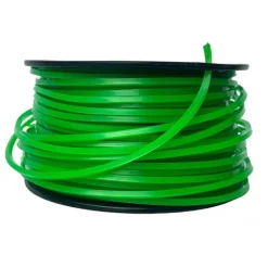 FILO PER DECESPUGLIATORE QUADRATO 5 MM BOBINA 100MT TAGLAERBA CAVO MATASSA VERDE