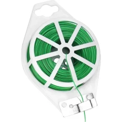 FILO PER RILEGATURA VERDE CON TAGLIERINA INTEGRATA 60 METRI PER PIANTE FIORI