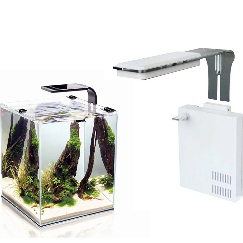 FILTRO STERILIZZATORE PER ACQUARIO CON LAMPADA 18 LED 350L/H STIMOLA FOTOSINTESI