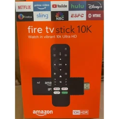 FIRE TV STICK 10K STREAMING WI-FI DUAL BAND 2.4G/5G 2GB RAM 16GB SUPPORTO HDR NETFLIX