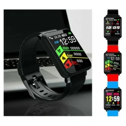FITNESS SMART WATCH F1 OROLOGIO INTELLIGENTE FREQUENZA CARDIACA BLUETOOH TOUCH