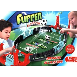FLIPPER CALCIO GIOCO CALCETTO DA TAVOLO PER DUE GIOCATORI PASSATEMPO PER BAMBINI