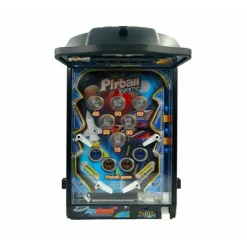 FLIPPER PINBALL ELETTRICO PORTATILE GIOCO DA TAVOLO CON LUCI SUONI Q-YX30