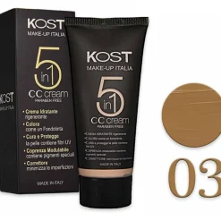 FONDOTINTA 5IN1 CREMA IDRATANTE N03 CORRETTORE UNIFORMANTE PELLE SECCHE MAKE UP